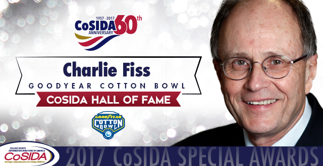 Special Awards Salute: Charlie Fiss (Cotton Bowl Athletic Association), CoSIDA Hall of Fame